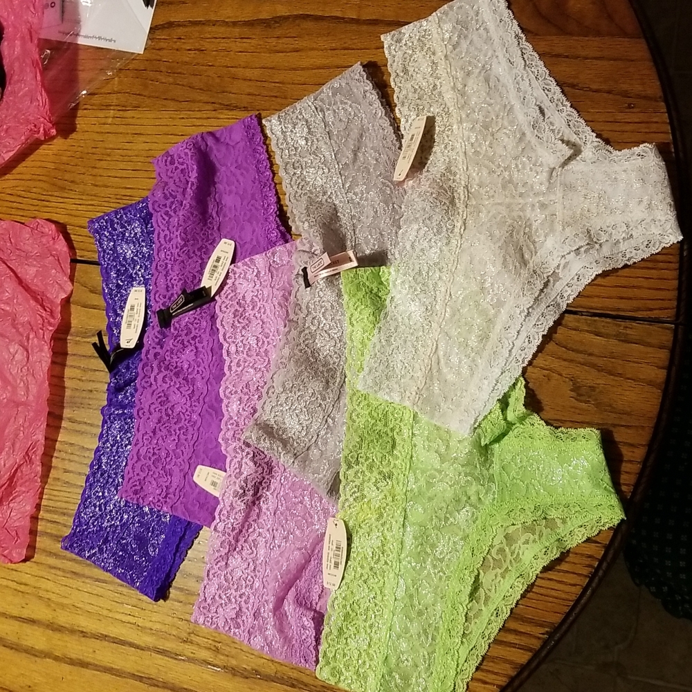 Set of 6 the Lacie 100 percent nylon Victoria secret medium panties